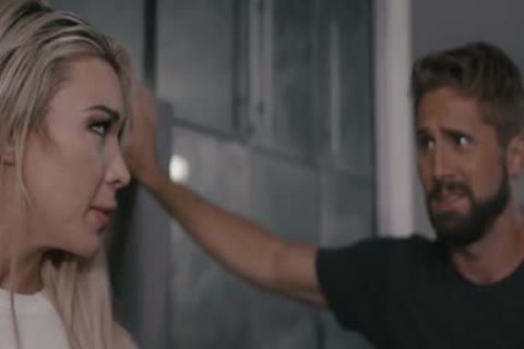 fine blonde sheboy Aubrey Kate Gives Her chap pooper pounding