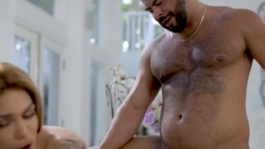 Wealty Trans Woman receives Rimjob And butthole slammed By Boyfriend