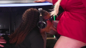 Oopsie!: Shemale News Duo Caught in the Act